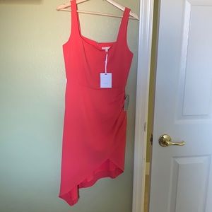 Hot pink midi dress, brand new. Size small. Brand: harlyn
